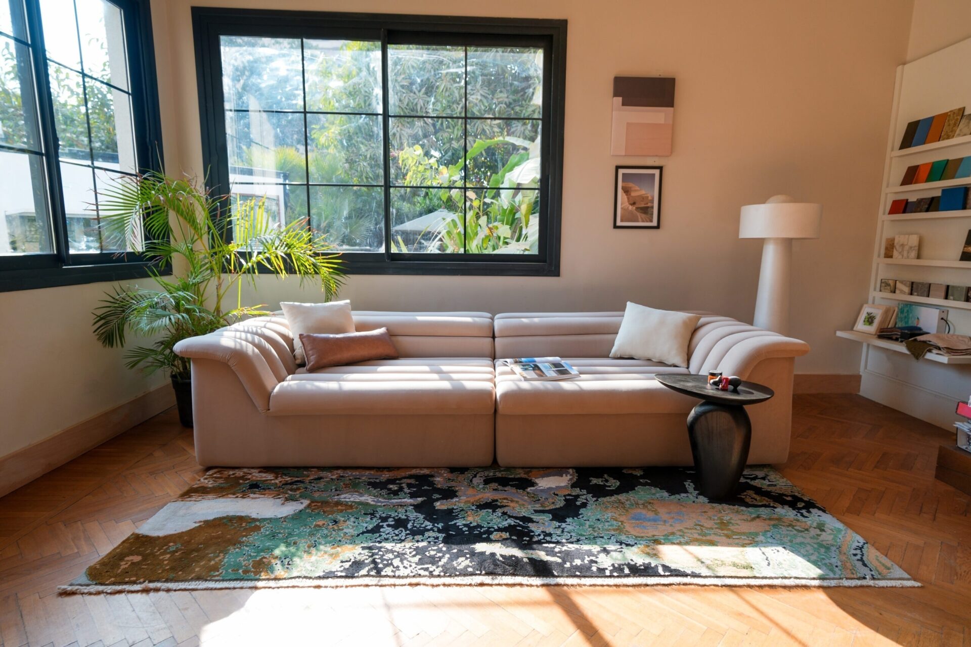 Ribbed Sofa